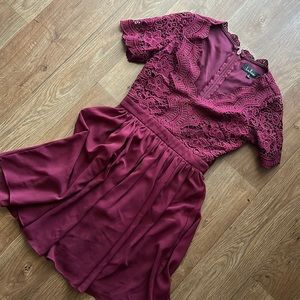 Angel in Disguise Lace Skater Dress